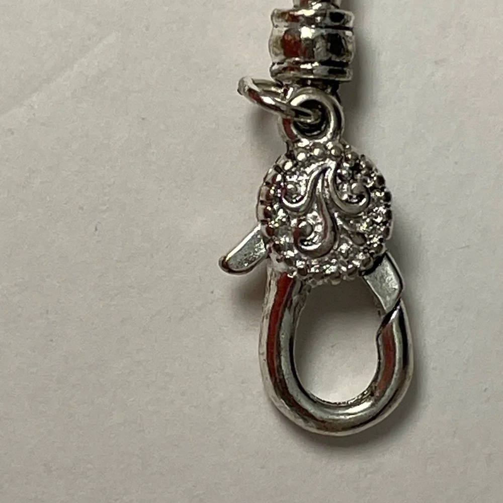Pandora-style (not Pandora brand) silver tone charm bracelet and dangle earrings